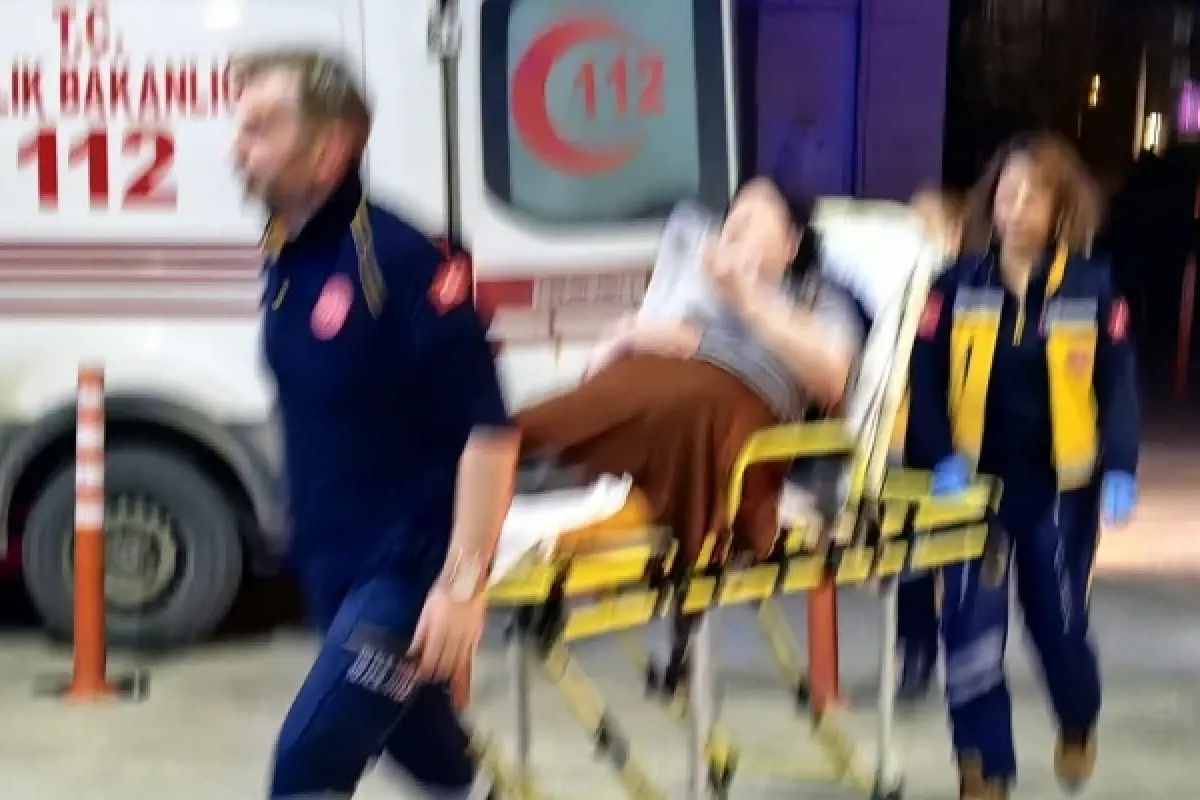 Kocası tarafından darp edilen kadın hastanelik oldu
