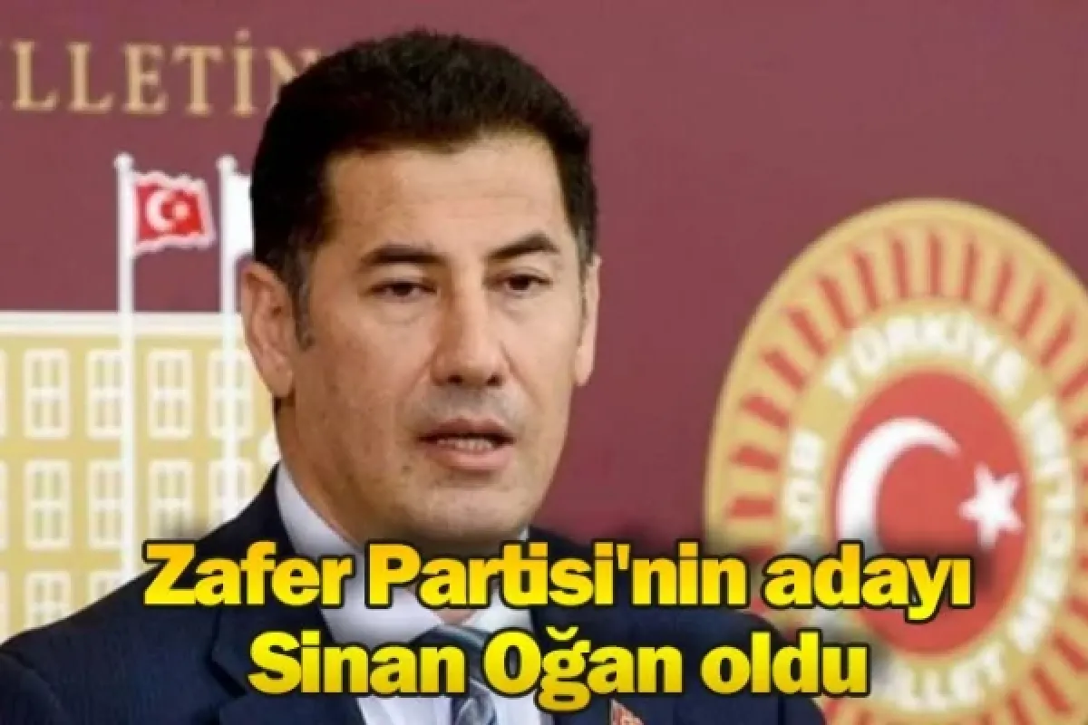 Zafer Partisi'nin adayı Sinan Oğan oldu