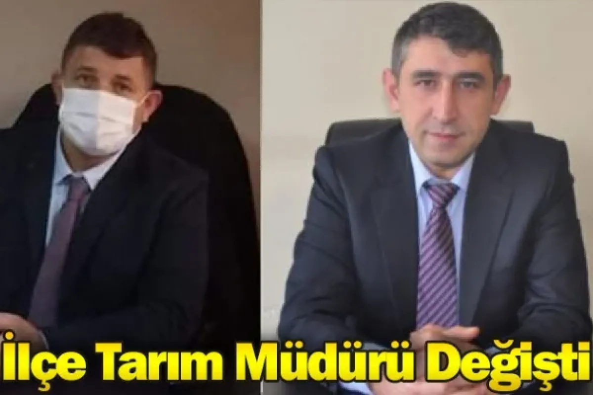İlçe Tarım Müdürü Değişti