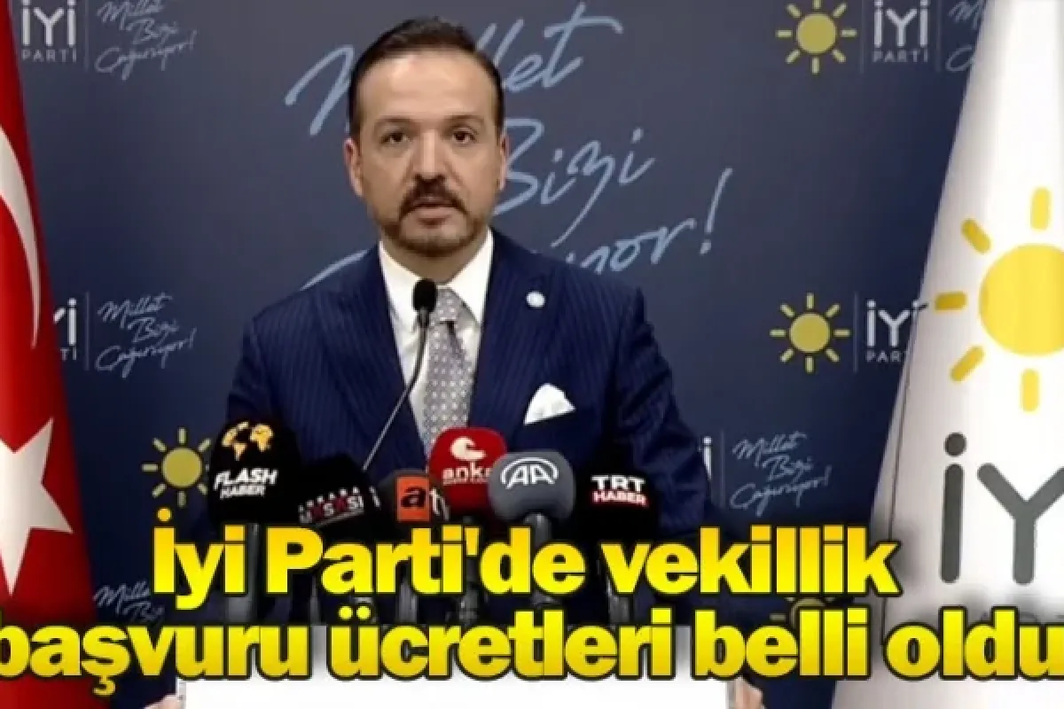 İyi Parti'de vekillik başvuru ücretleri belli oldu
