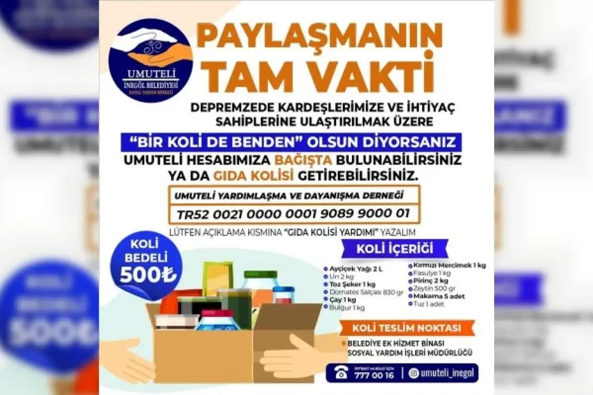 Depremzedeler Ve İhtiyaç Sahipleri İçin Yardım Kampanyası Başlatıldı