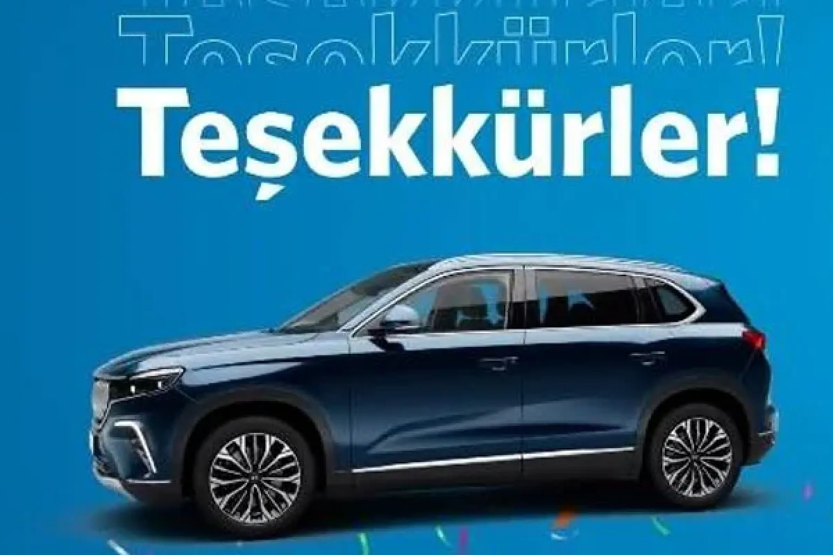TOGG T10X modeli için ön sipariş başvuru sayısı 177 bin 467 oldu