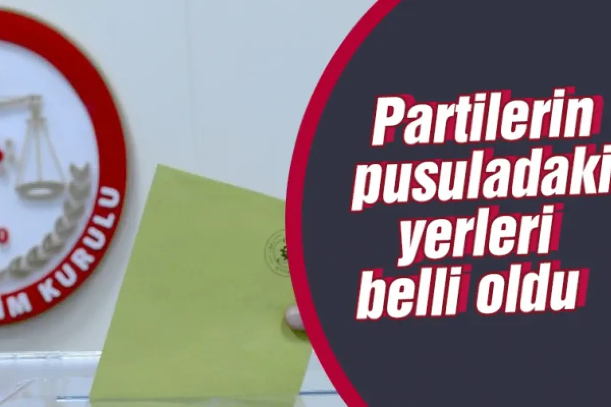 YSK'da kuralar çekildi, ittifakların ve partilerin oy pusulasındaki yerleri belli oldu