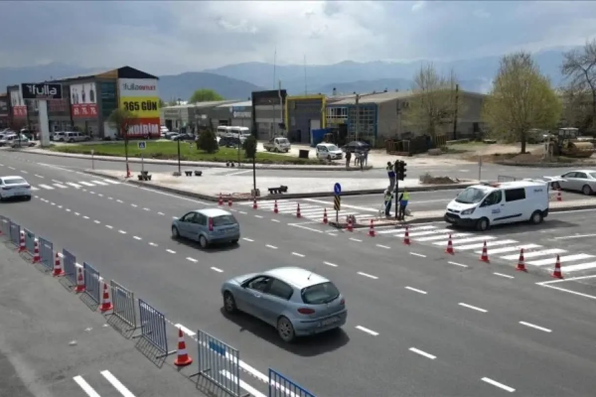 Akpınar Kavşağı bayrama hazır olacak