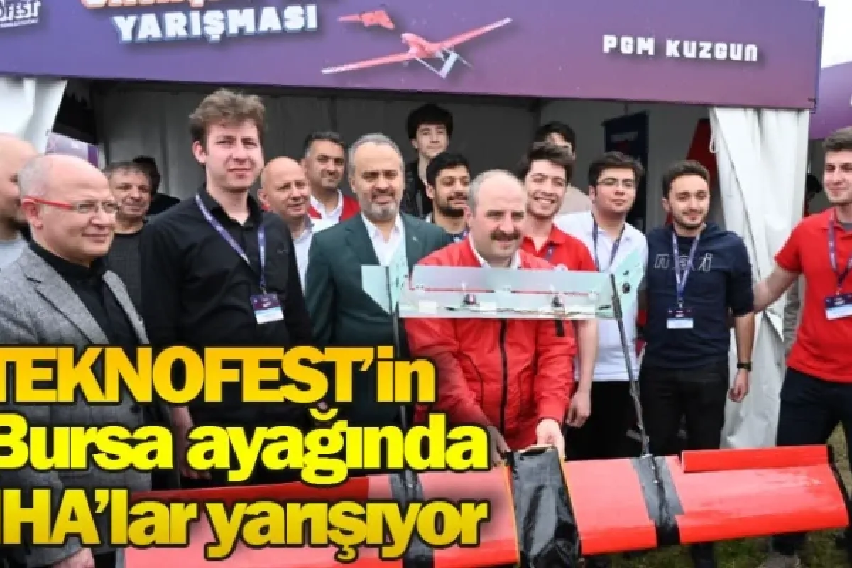 TEKNOFEST’in Bursa ayağında İHA’lar yarışıyor