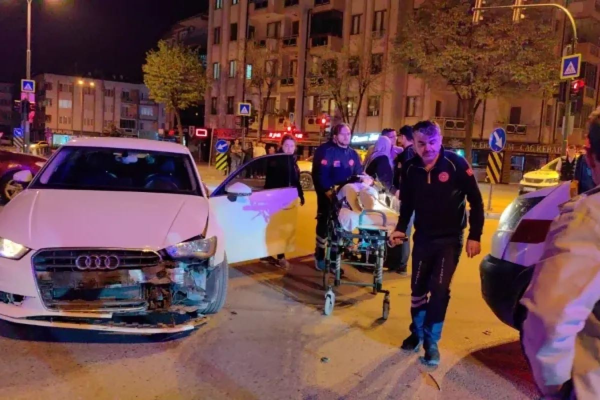 İnegöl'de korkutan kaza