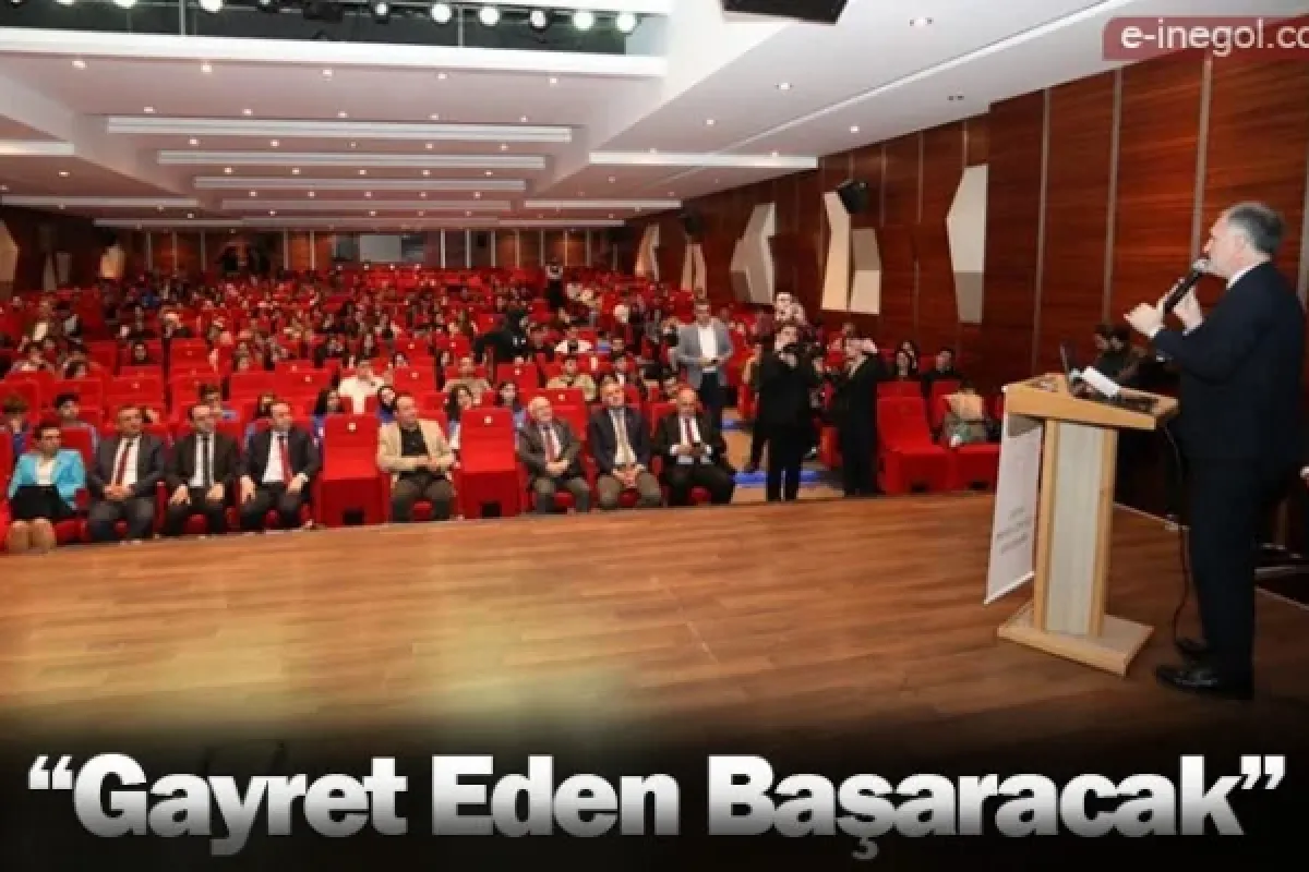 “Gayret Eden Başaracak”