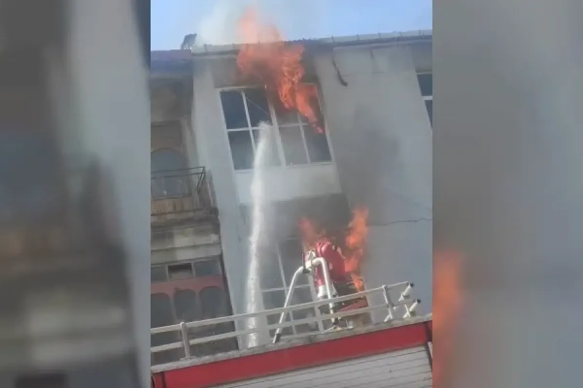 İnegöl'de korkutan yangın