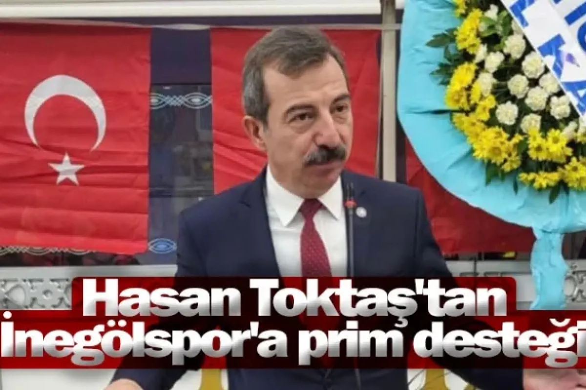 Hasan Toktaş'tan İnegölspor'a prim desteği