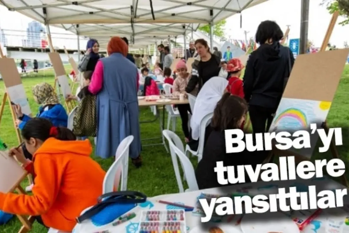 Bursa’yı tuvallere yansıttılar