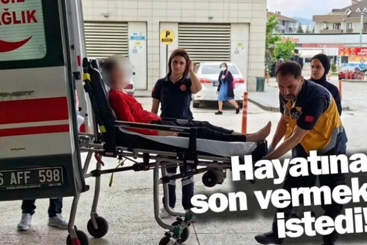 Hayatına son vermek istedi!