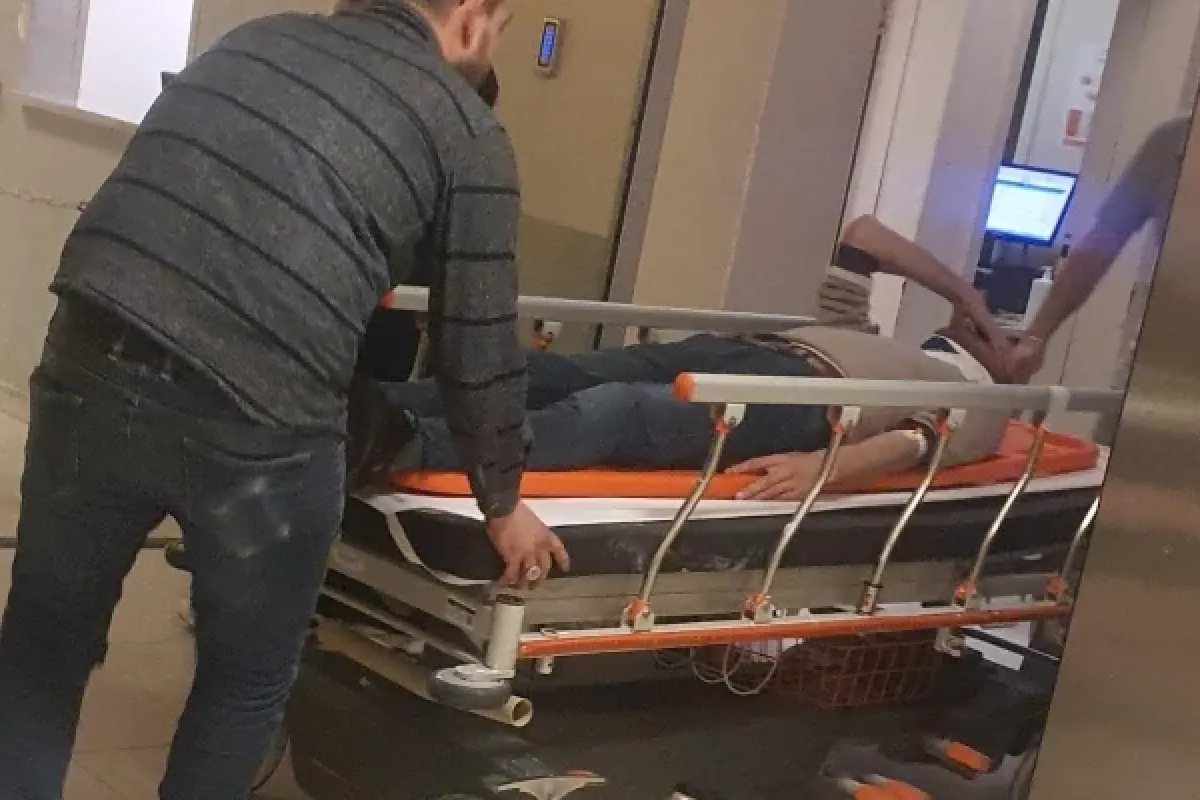 Köpeğe çarpmamak isterken...