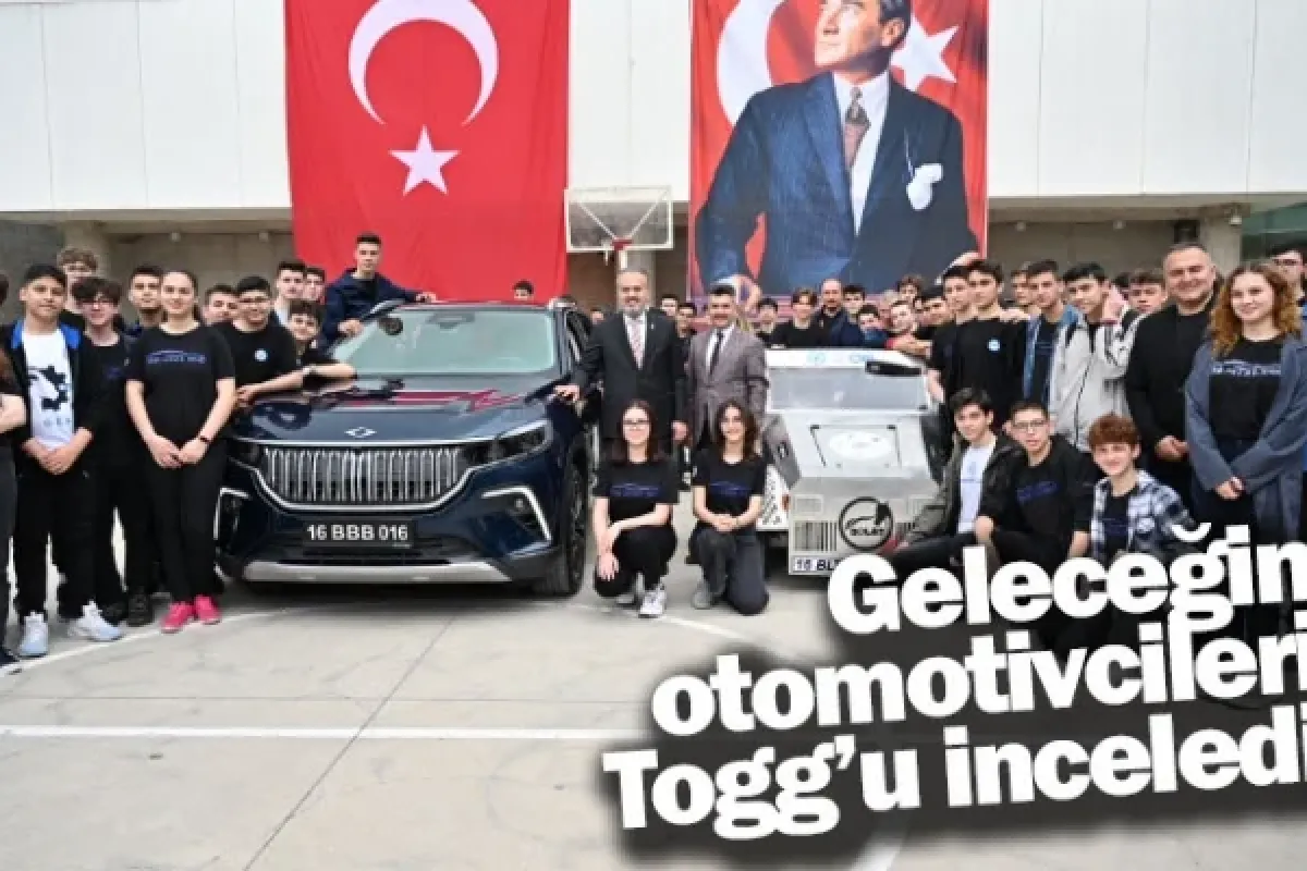 Geleceğin otomotivcileri Togg’u inceledi