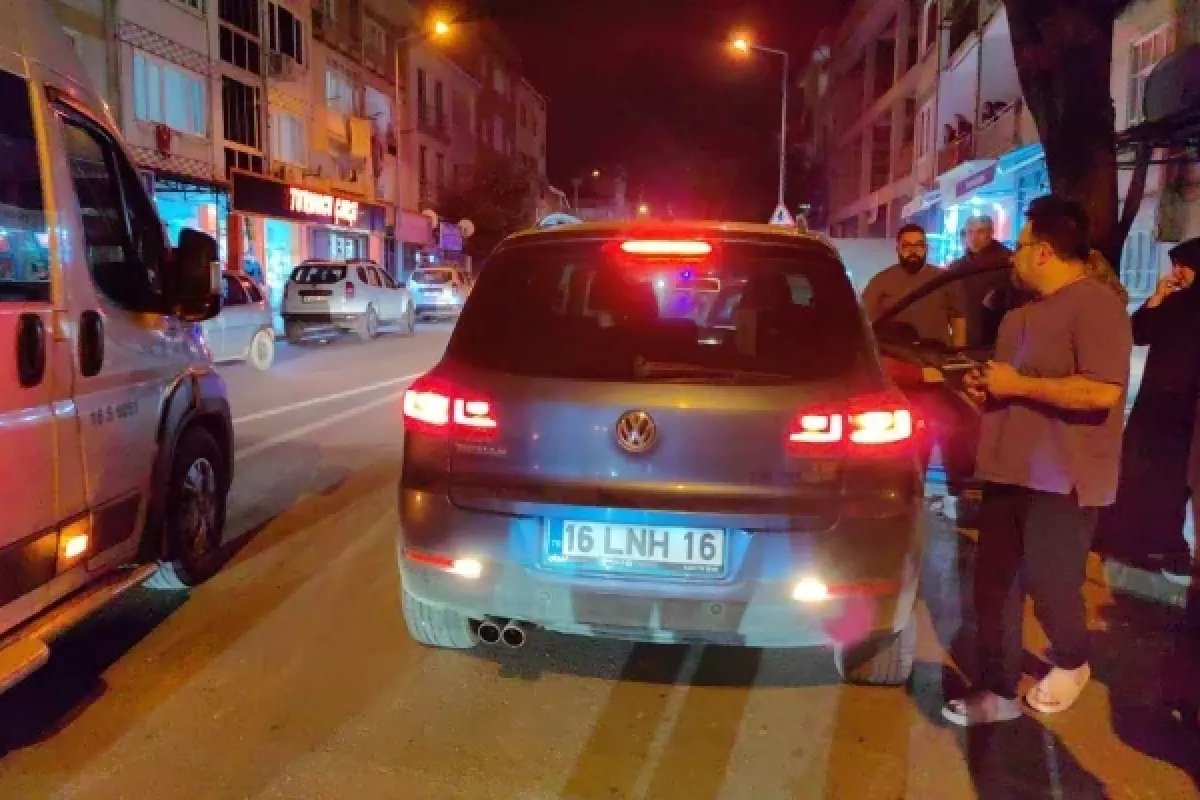 Motosiklet sürücüsü kazada yaralandı