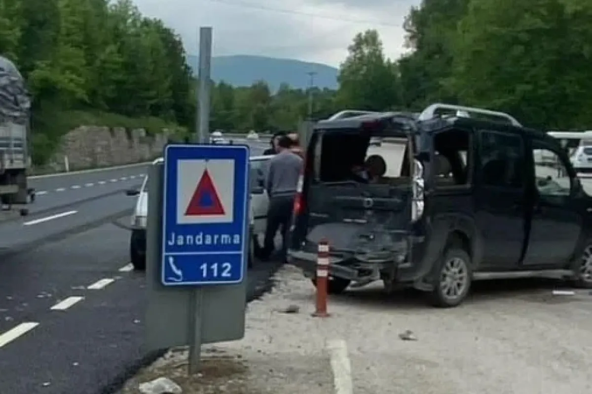 İnegöl'de feci kaza! Yaralılar var