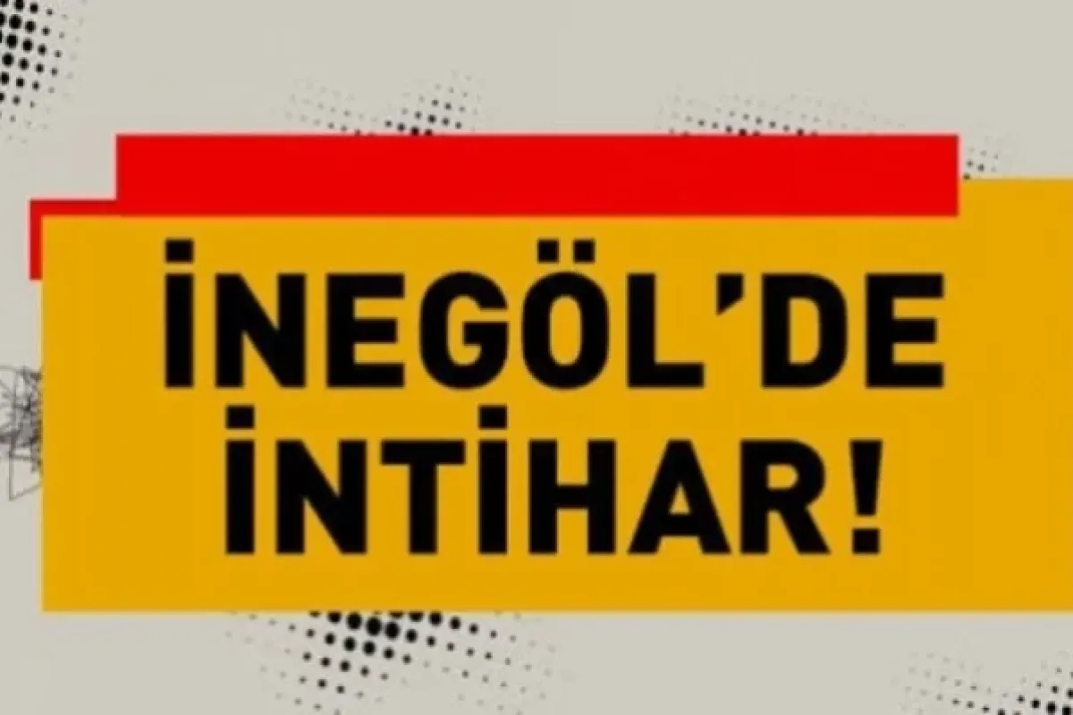 İnegöl'de intihar!
