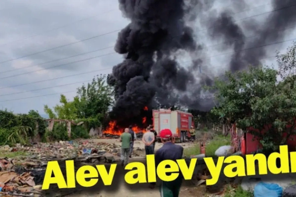 Alev alev yandı