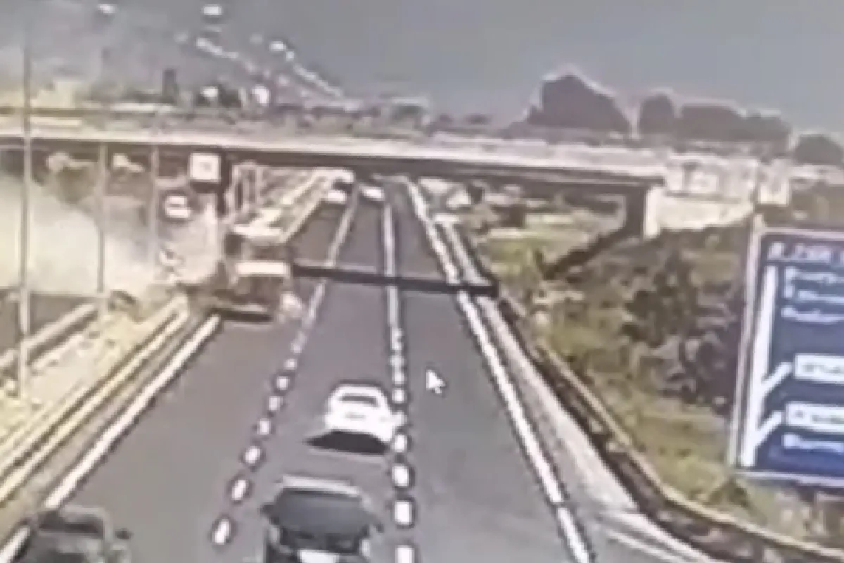 İnegöl'de faciadan dönülen anlar kamerada
