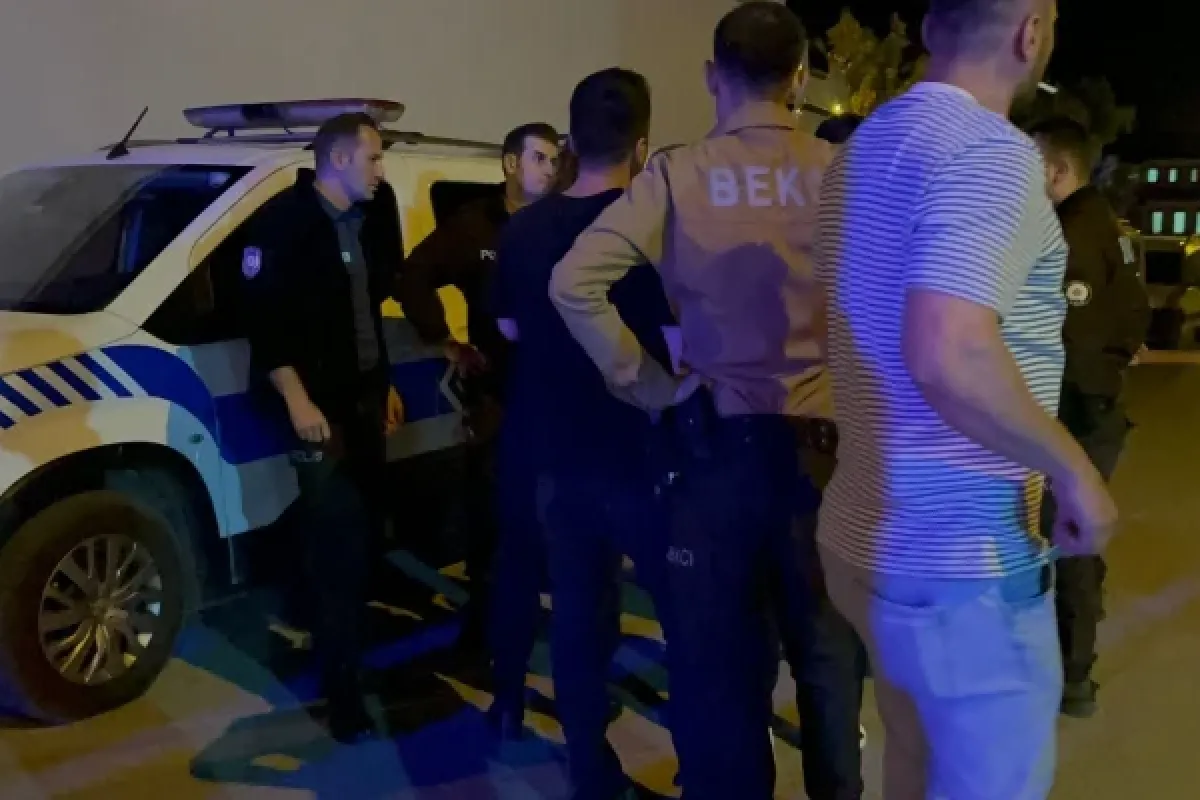 İnegöl'de olaylı gece: 2'si polis 3 yaralı