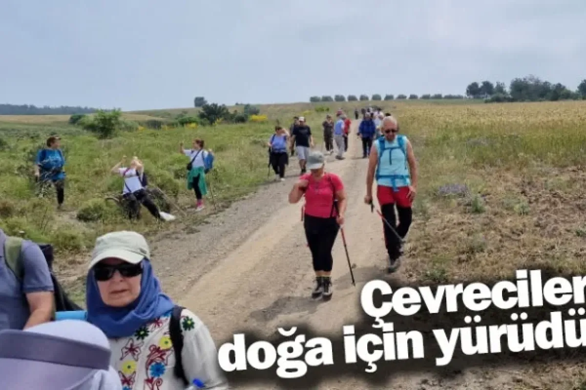 Çevreciler doğa için yürüdü