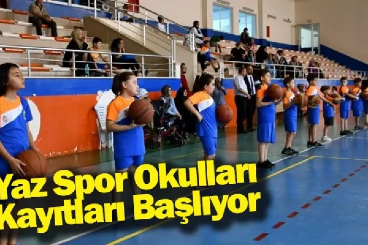 Yaz Spor Okulları Kayıtları Başlıyor