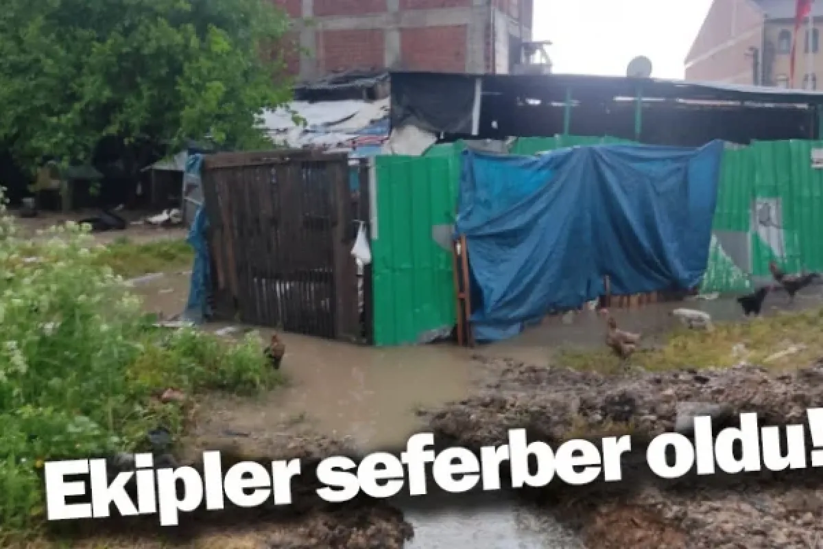 Ekipler seferber oldu!