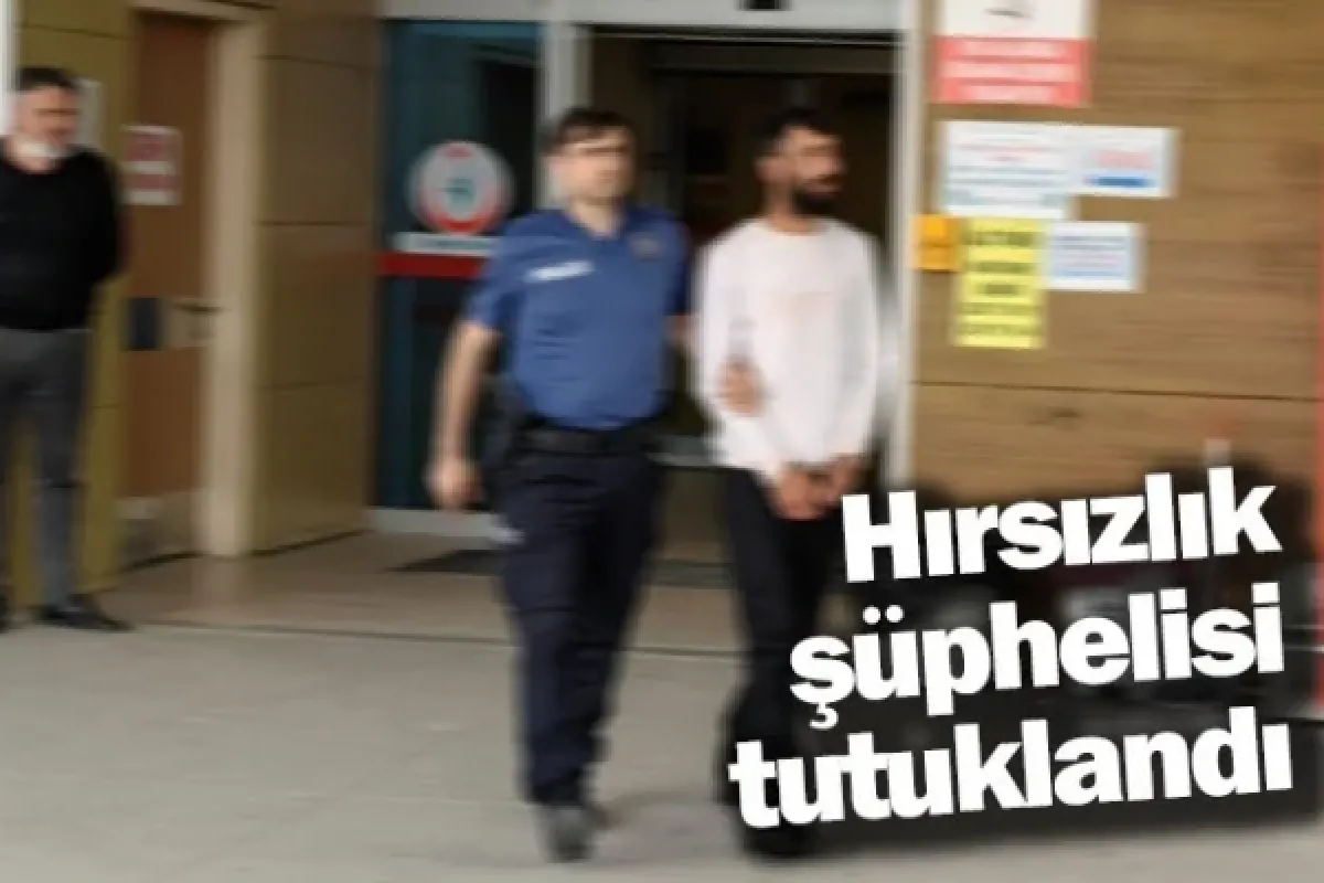 Hırsızlık şüphelisi tutuklandı