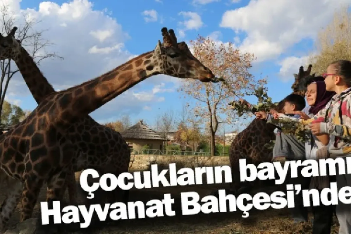 Çocukların bayramı Hayvanat Bahçesi’nde