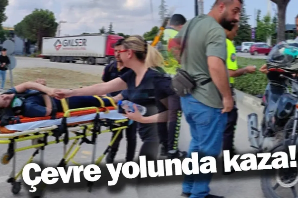 Çevre yolunda kaza!