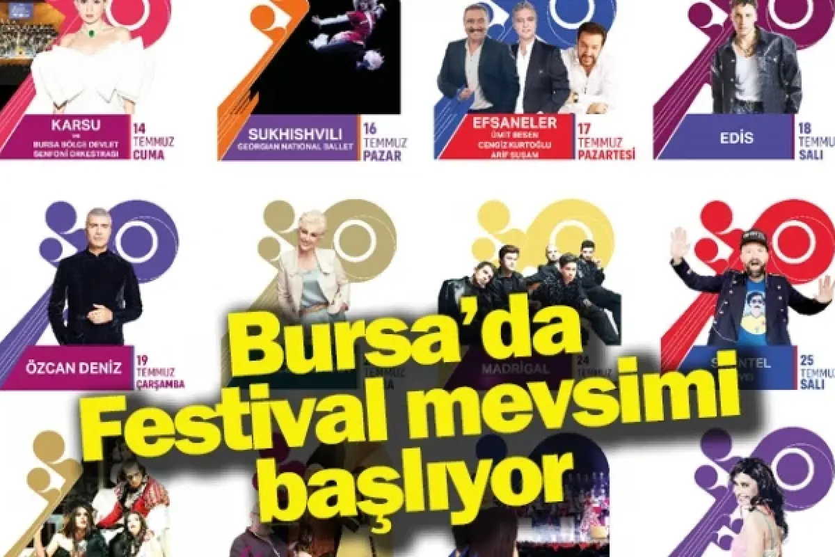Bursa’da Festival mevsimi başlıyor