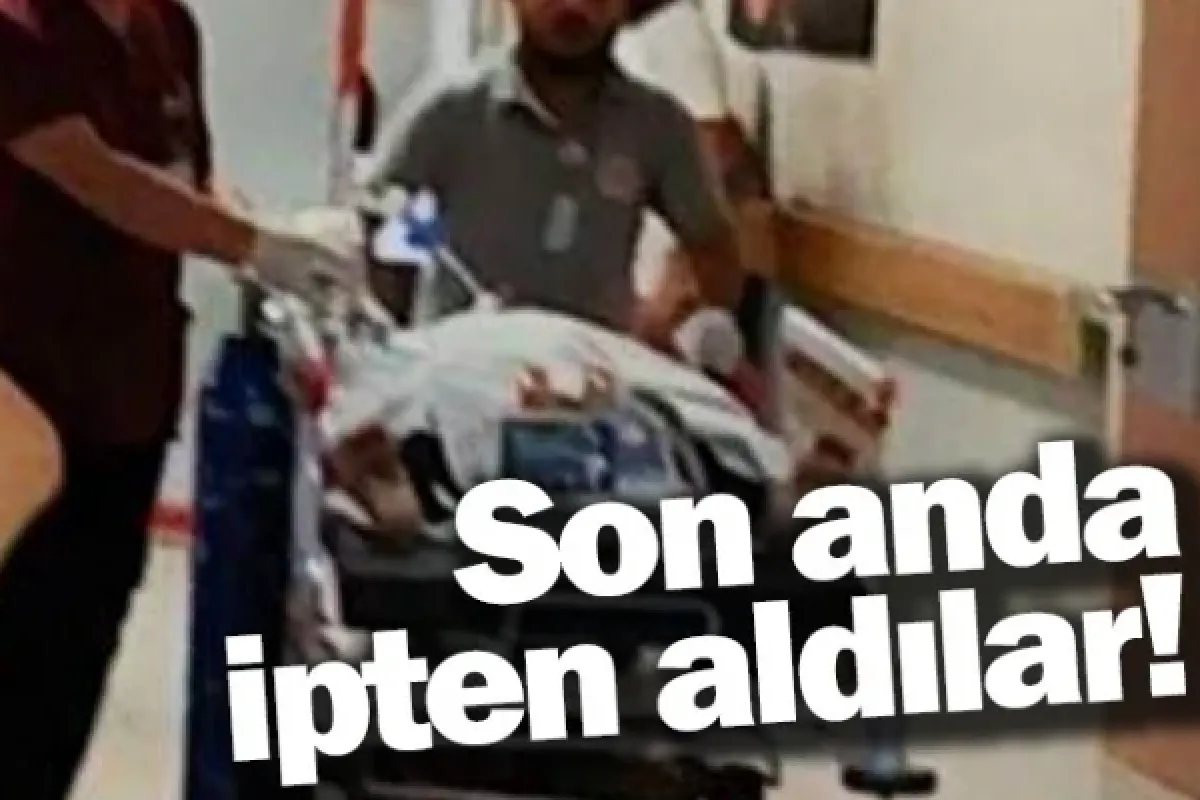 Son anda ipten aldılar!