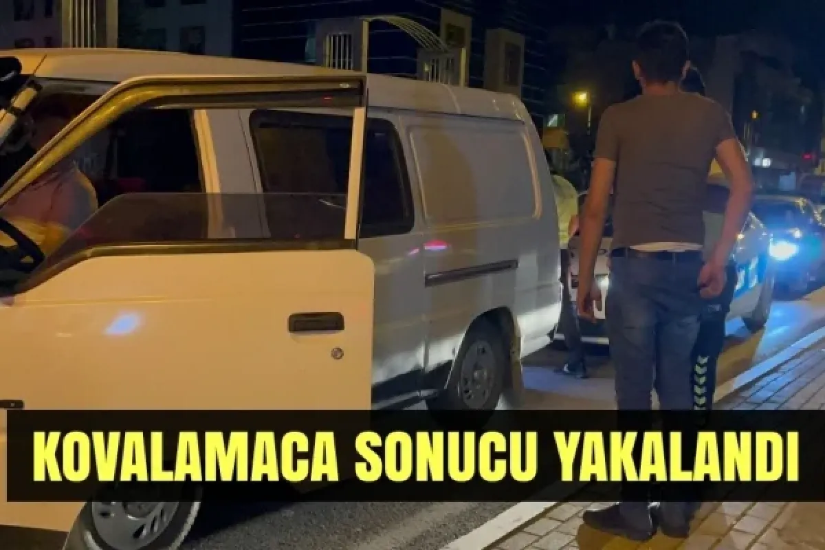 Kovalamaca sonucu yakalandı