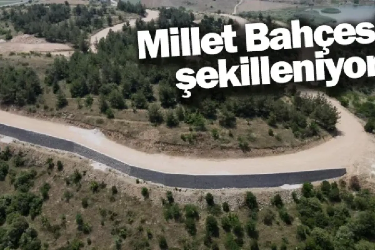 Millet Bahçesi şekilleniyor