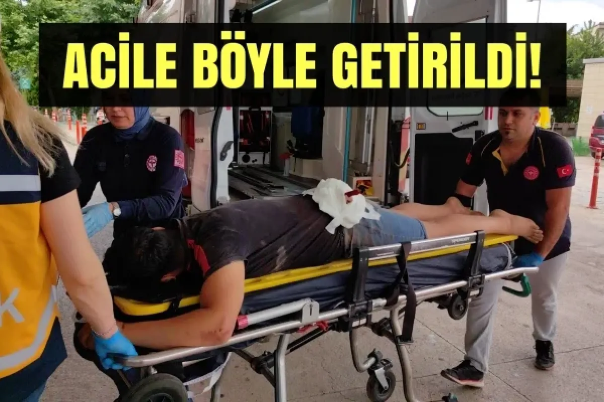 Acile böyle getirildi