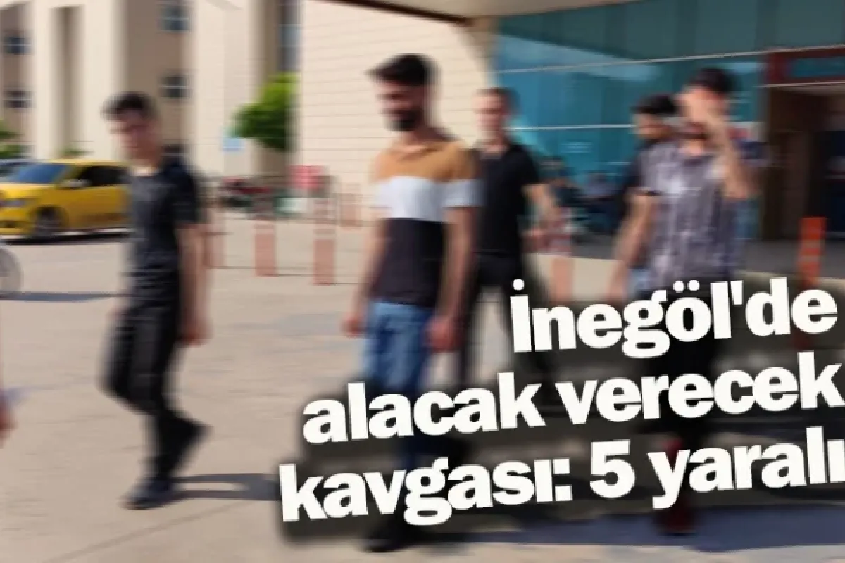Alacak verecek kavgası: 5 yaralı