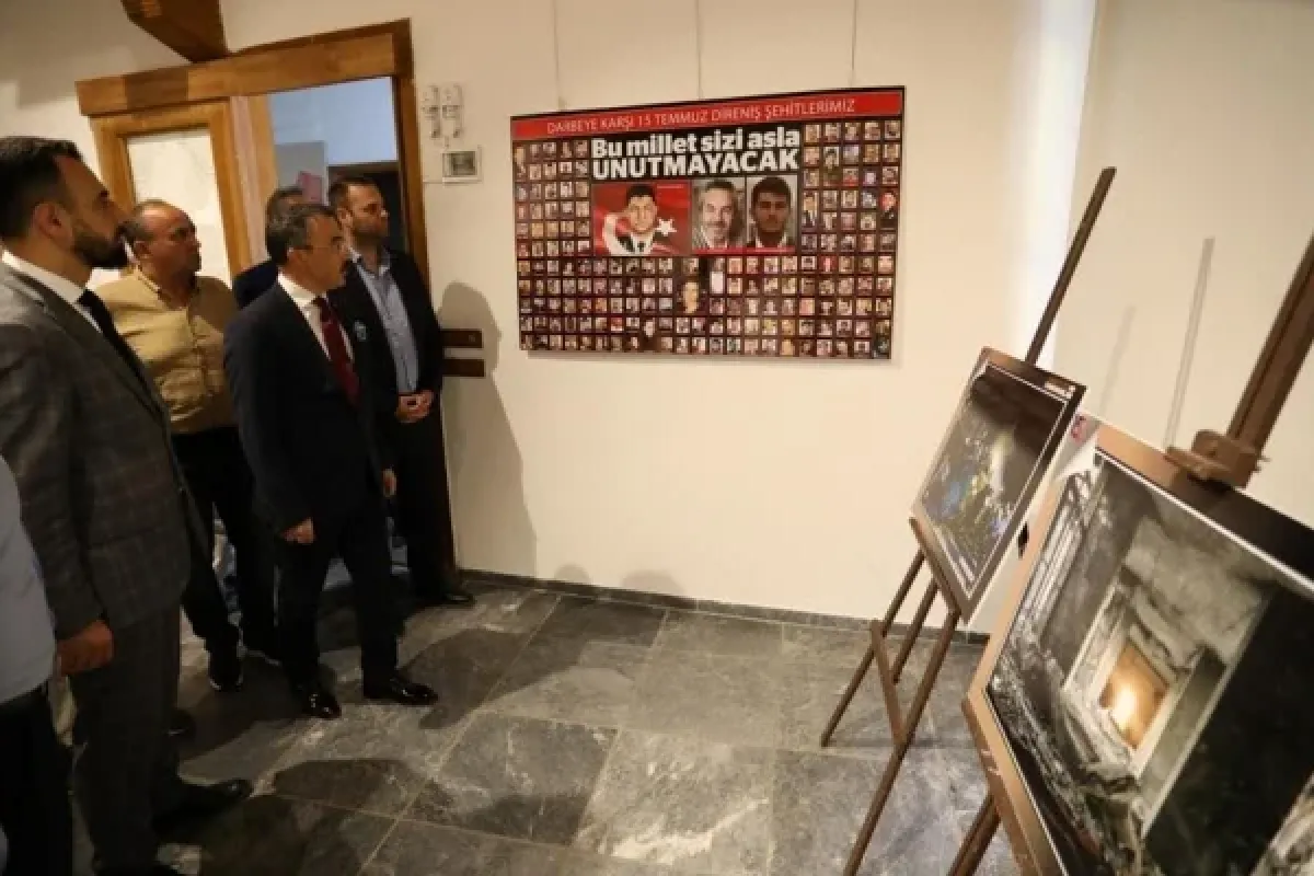 “15 Temmuz Türkiye Yüzyılının Kahramanları” Sergisi Kent Müzesinde Açıldı