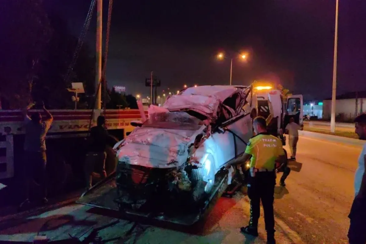 İnegöl'de feci kaza!