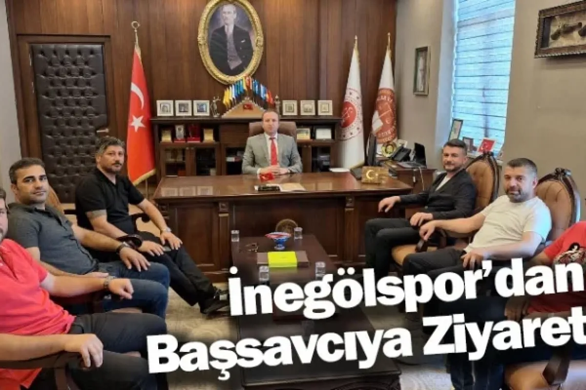 İnegölspor'dan Başsavcıya Ziyaret