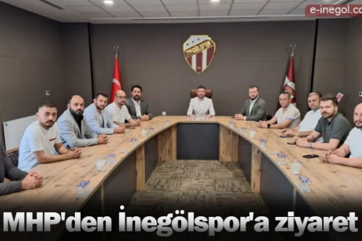 MHP'den İnegölspor'a ziyaret