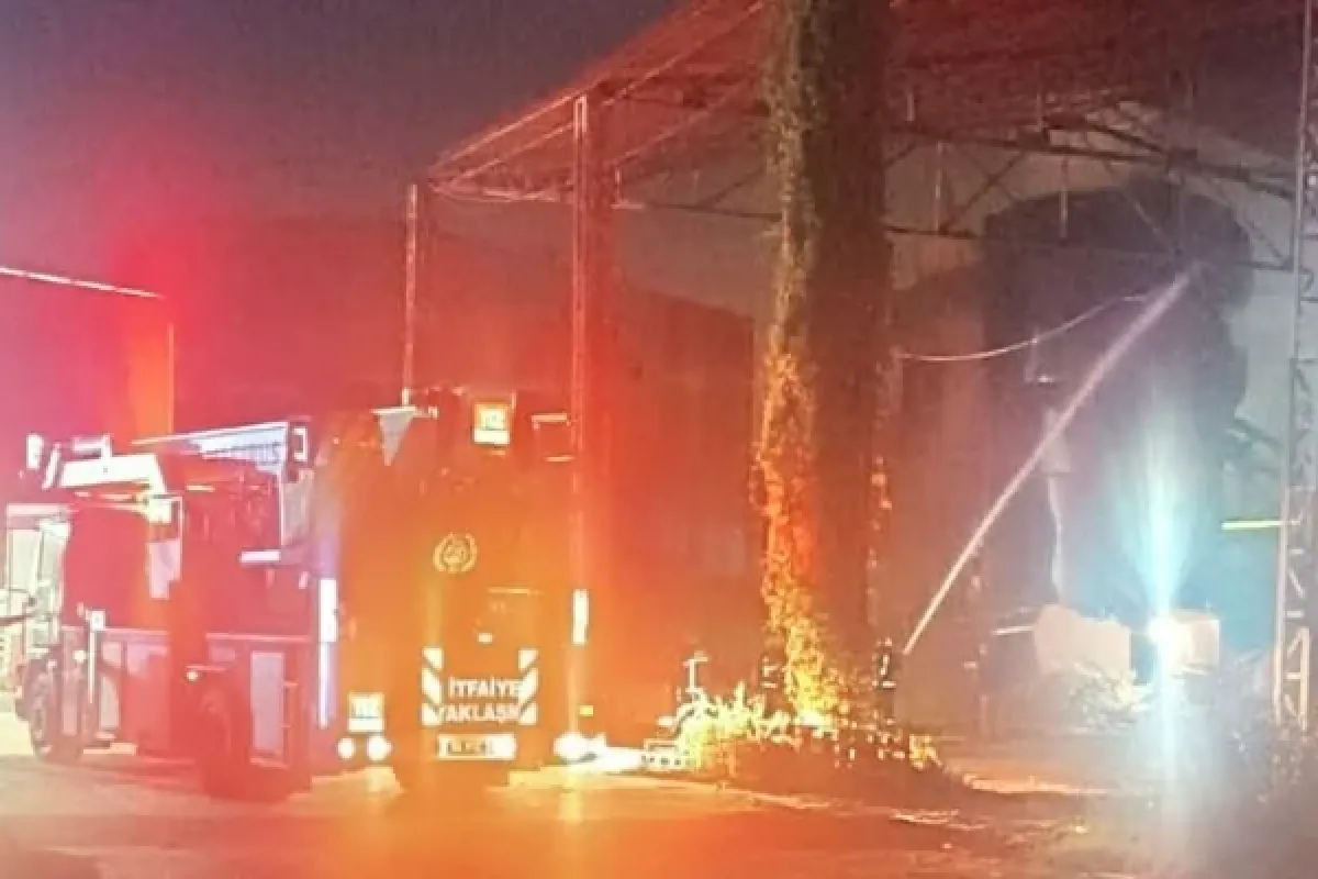 Korkutan yangın!