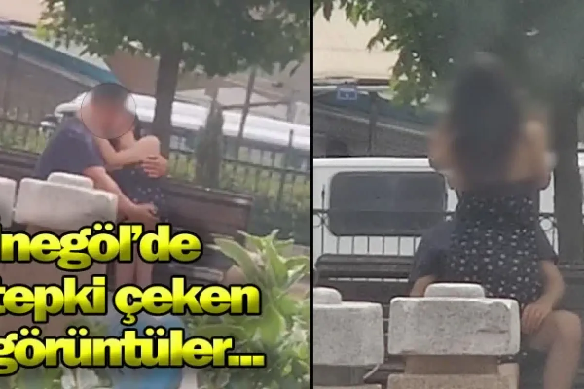 İnegöl'de tepki çeken görüntüler....