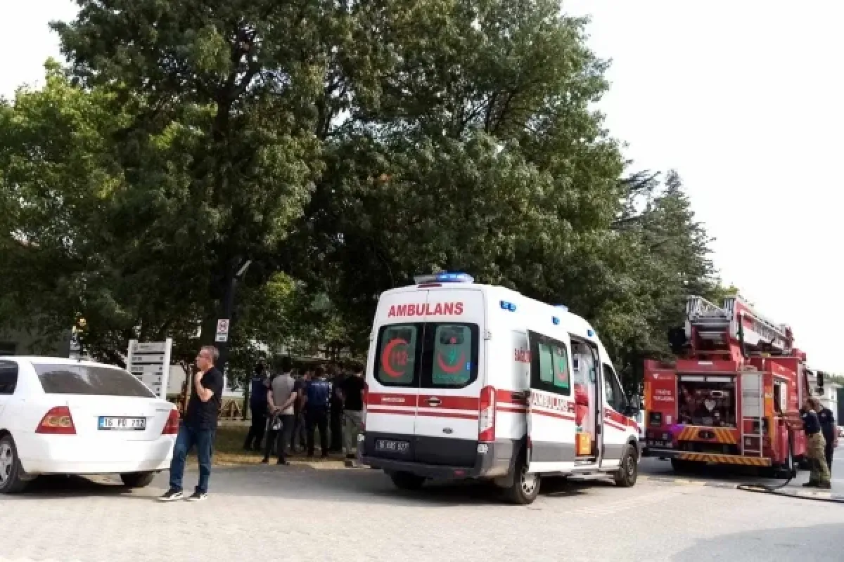 İnegöl'de hareketli anlar! Polis zor ikna etti