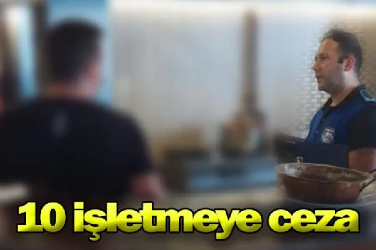 10 işletmeye ceza