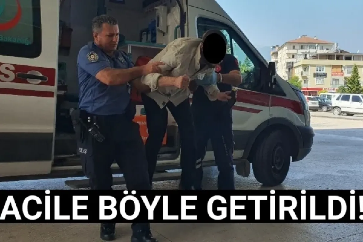 Acile böyle getirildi!