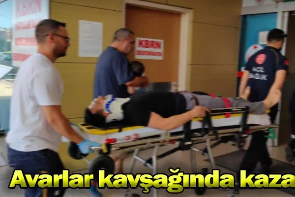 Avarlar kavşağında kaza