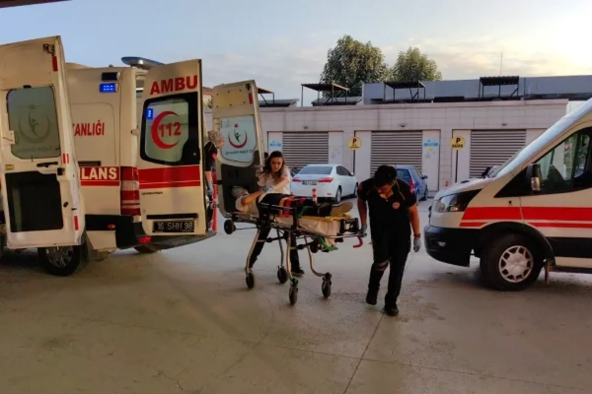 Motosiklet turu hastanede bitti