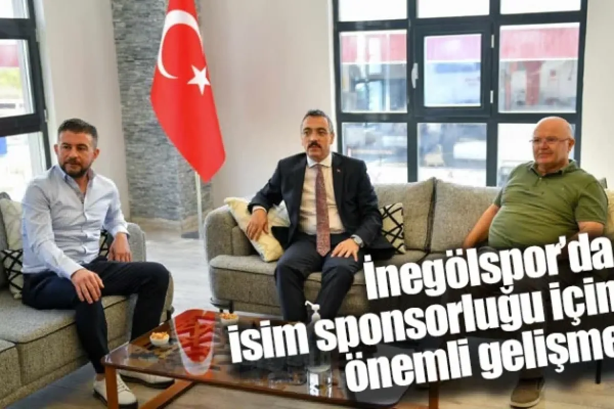 İnegölspor’da isim sponsorluğu için önemli gelişme