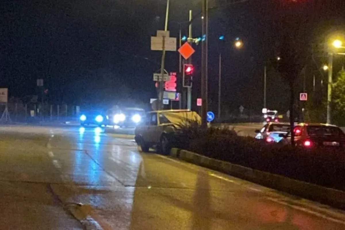 Kaza sonrası sürücü aracı bırakıp kaçtı