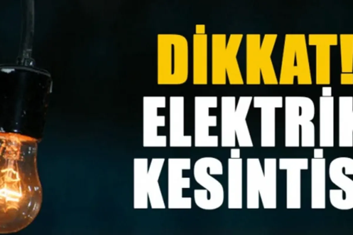 İnegöl'de elektrik kesintisi