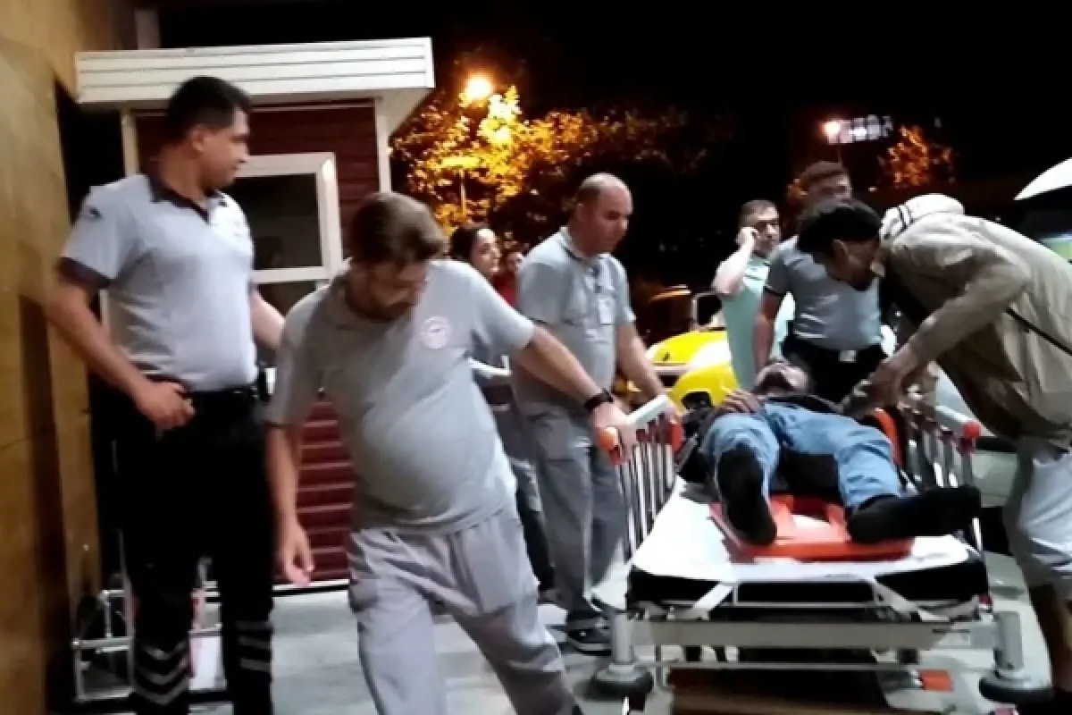 İnegöl'de korkutan kaza
